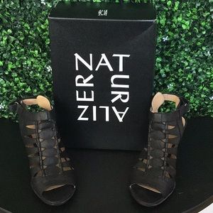 Women’s Naturalizer Black Talan Block Heeled Sandals